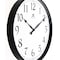 Infinity Instruments 18" Black Office Clock 20016BK-1567 - alternate 2